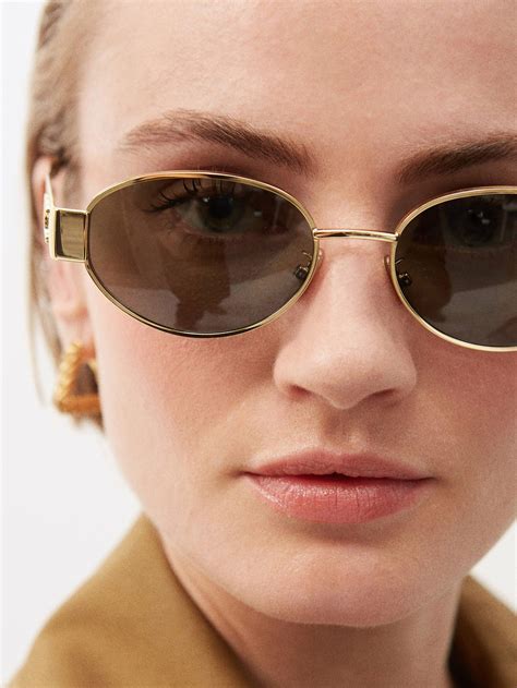 celine yellow round sunglasses|celine sunglasses nordstrom.